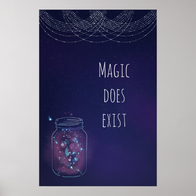 Magic Does Exist FireFly Jar Poster (Vorne)