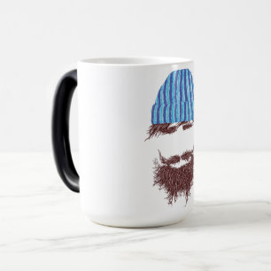 Magic Drôle Beard & Beanie Mug - Novelty Coffee Cup avec