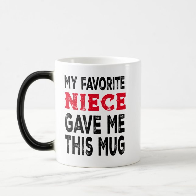 Magic Drôle "Favori Niece" Mug cadeau pour tante (Gauche)