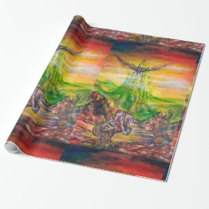 MAGIC DUEL ZWISCHEN BRADAMANT UND NEGROMANCER GESCHENKPAPIER