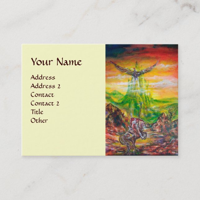 MAGIC DUEL ZWISCHEN BRADAMANT UND NEGROMANCER VISITENKARTE (Vorderseite)