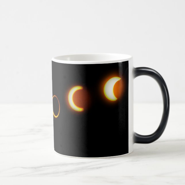Magic Éclipse solaire Phases café Mug (Droite)