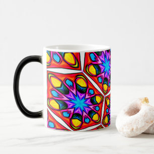 Magic Élégant motif floral Abstrait Mug