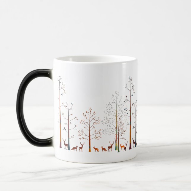 Magic Éveils de forêt enchantés - Chaleur Révéler Mug (Gauche)