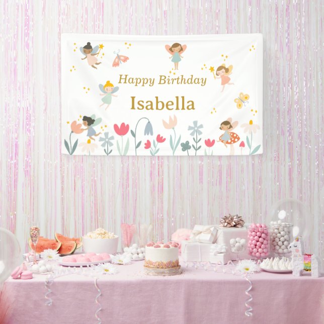 Magic Fairies Geburtstagsparty Banner (Party)