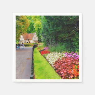Magic Fairy-Tale British Landscape Paper Napkin Serviette