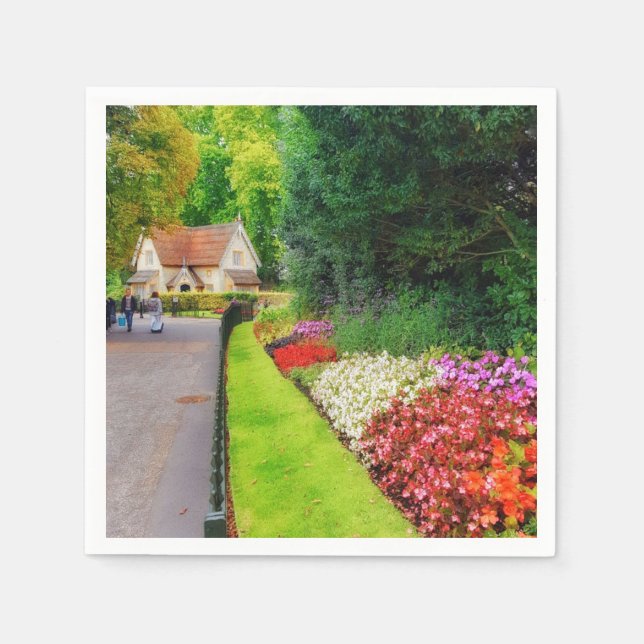 Magic Fairy-Tale British Landscape Paper Napkin Serviette (Vorderseite)