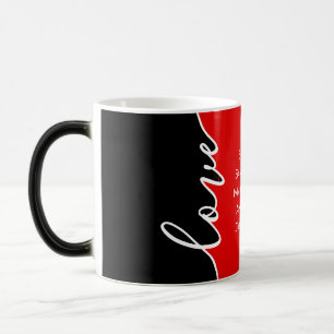 Magic Fête des mères Amour Noms personnalisés Mug