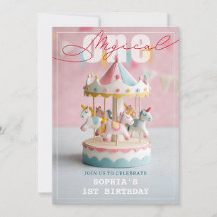 Magic First Birthday Einladung