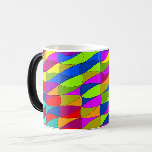 Magic Flowerpower consed pattern coffee mug (Devant gauche)