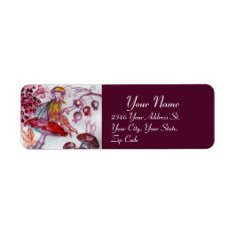 MAGIC FOLLET OF MUSHROOMS Red White Lila Fantasy