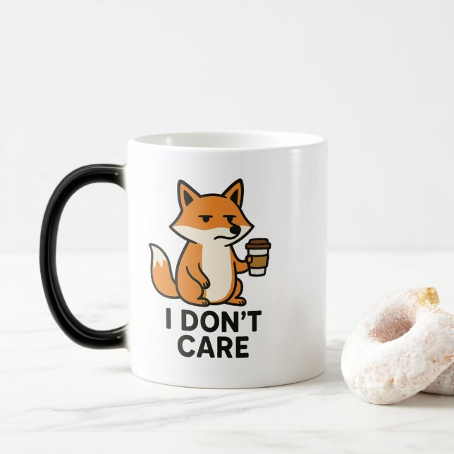 Magic Fox Mug Verwandlungstasse (Mit Donut)
