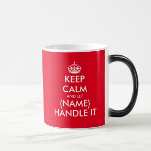 Magic Funny Keep Calm changement de couleur de la mug