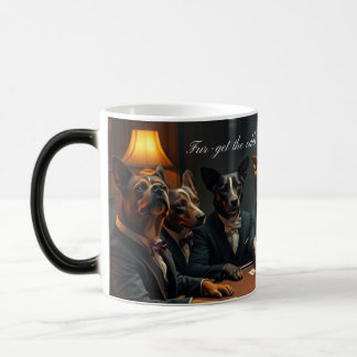 Magic Fur-get the Odds – Magical Morphing Poker Dogs Mug
