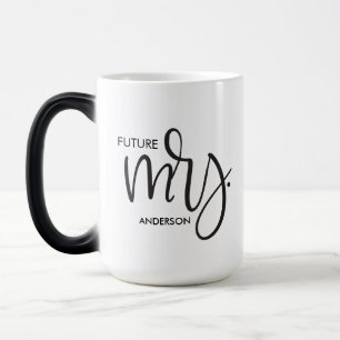 Magic "Futur Mme" Chic Fiançailles personnalisé Mug