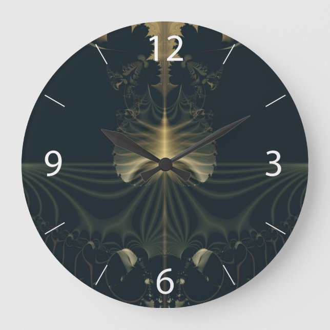 Magic Garden Große Wanduhr (Vorderseite)