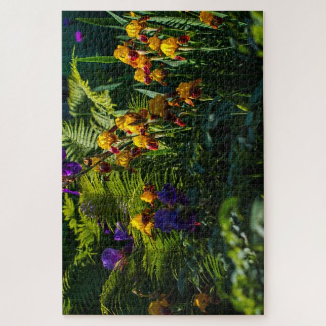 Magic Garden Nature Blume Fern Puzzle (Vertikal)