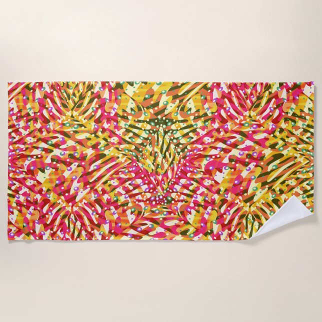 Magic Garden Whisper Strandtuch (Vorderseite)
