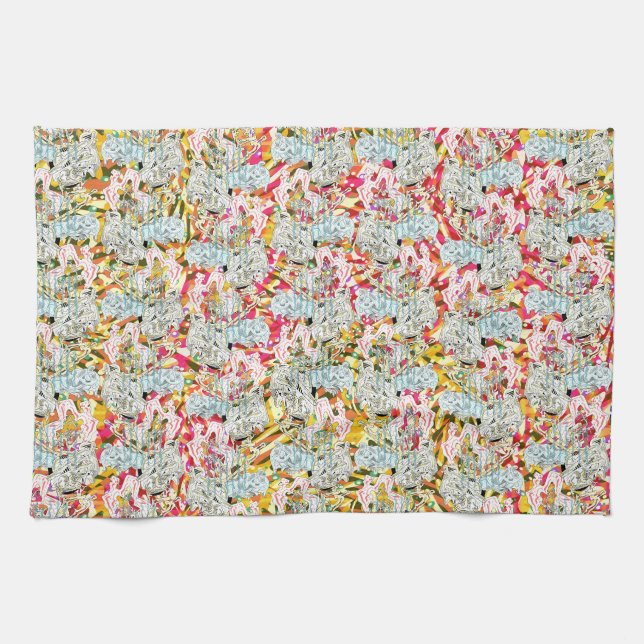 Magic Garden Whispering Tunes Geschirrtuch (Horizontal)