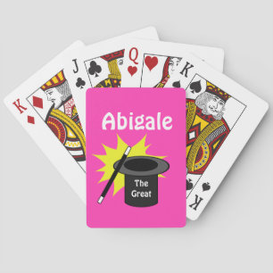 Magic Hat Personalisiert Spielkarten