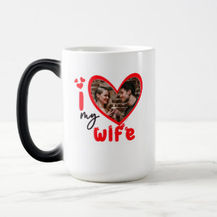 Magic I Love My Wife Photo Cadeau Café Mug