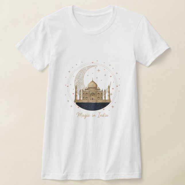 Magic in India T-Shirt - Elegant Taj Mahal (Ablage )