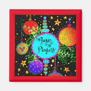 "Magic in Progress" Inspirivity Plaque Magnet