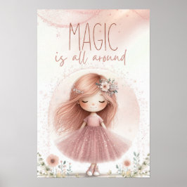 Magic is all aroud, Girl poster