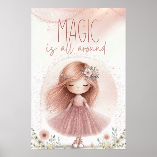 Magic is all aroud, Girl poster (Vorne)