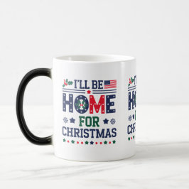 Magic Je serai à la maison pour Noël | Mug café de vacan