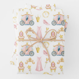 Magic Kingdom Pattern Geschenkpapier Set