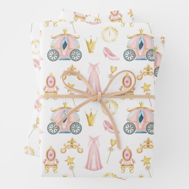 Magic Kingdom Pattern Geschenkpapier Set (Beispiel)