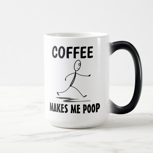 Magic Le Café Me Fait Frouiller, FUNNY Coffee Mug (Droite)