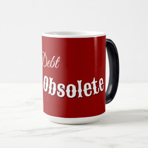 Magic Le rouge rend la dette obsolète Mug politique