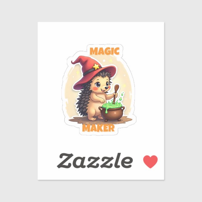 Magic Maker - Aufkleber für Niedliche Igel (Blatt)
