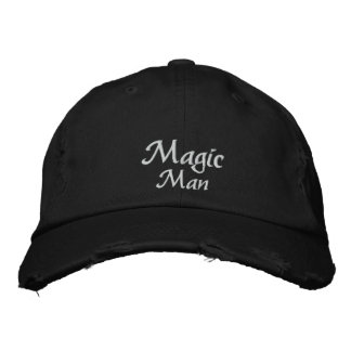 Magic Man Custom Stickmütze Bestickte Baseballkappe