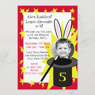 Magic Me Birthday Einladung