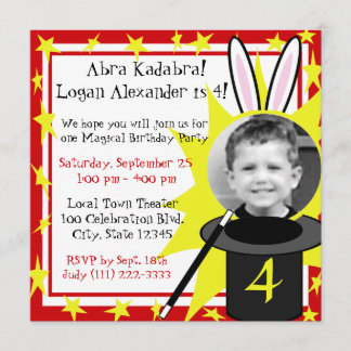 Magic Me Birthday Einladung