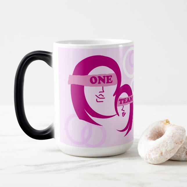 Magic mère et fille mug (Avec donut)