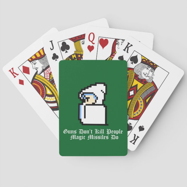 Magic Missiles Cards Spielkarten (Rückseite)
