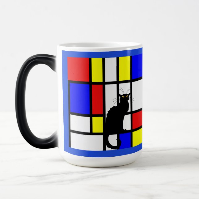 Magic Mondrian - Composition II - Mug Art Morphing Coule (Gauche)