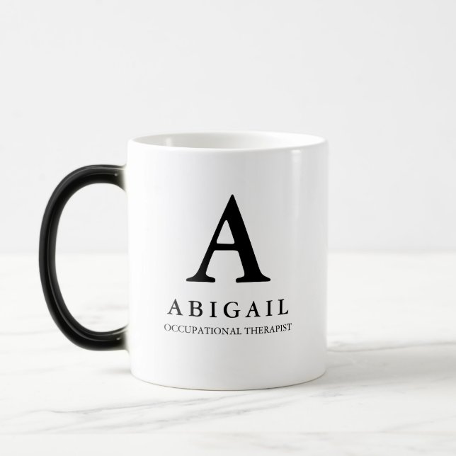 Magic Monogramme ergothérapie simple Mug classique (Gauche)