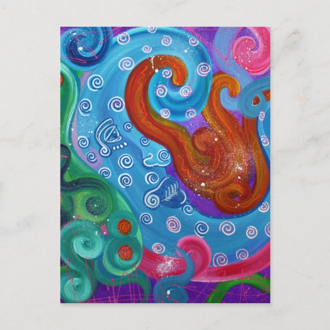 Magic Moon Postkarte (Vorderseite)