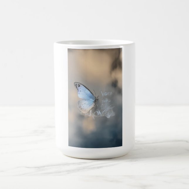 Magic Mug à papillon bleu cristal (Centre)