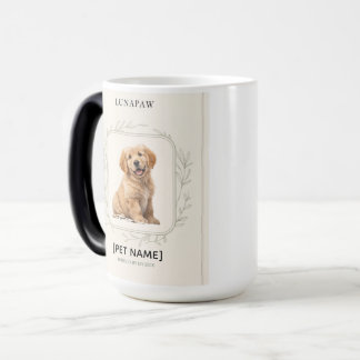 Magic Mug avec portrait personnalisé d'animal de compagn