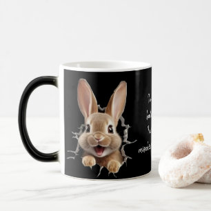 Magic Mug de café de lapin coquin - Une gorgée de mal