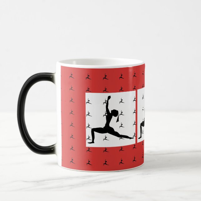 Magic Mug de café rouge / Morpher Coffee Cup magique (Gauche)