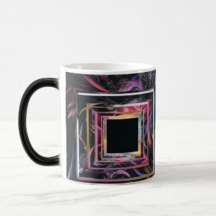 Magic Mug de Morphage géométrique Abstrait - Arti de rév