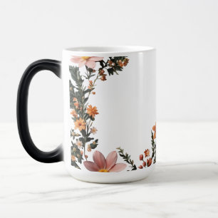 Magic Mug de Morphing en fleurs - 15 oz