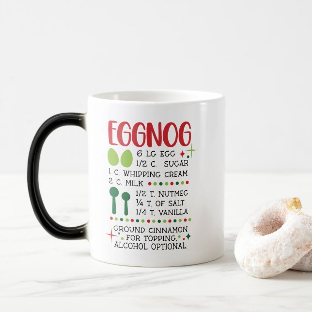 Magic Mug de recette Eggnog (Avec donut)